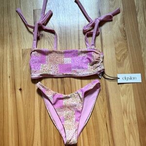 Elysiian Pink Paisley Bikini